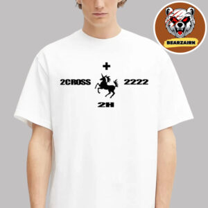 2 Hollis 2H Unicorn White Tee 2 Cross 2222 Unisex T-Shirt