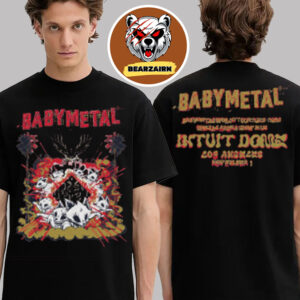 Babymetal World Tour 2025 2026 Pop Up Exclusive Tee Kogitsune Strikes LA Intuit Dome In Los Angeles On November 1 2025 Two Sided Unisex T-Shirt Babymetal World Tour 2025 2026 Pop Up Exclusive Tee Kogitsune Strikes LA Intuit Dome In Los Angeles On November 1 2025 Two Sided Unisex T-Shirt