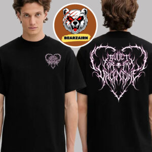Bullet For My Valentine The Poison Singapore 2025 Merch Tee Death Core Black The Heart Logo Two Sided Unisex T-Shirt