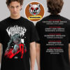 Bullet for My Valentine The Poison Singapore 2025 Merch Tee Tears XX Reimagined Tour Schedule Two Sided Unisex T-Shirt
