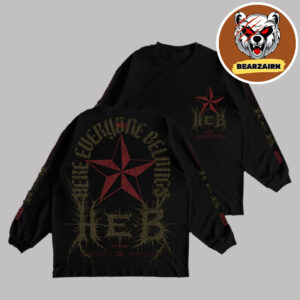 Connor Dwyer HEB In Austin Texas 2025 Black Here Everyone Belongs Unisex Sweater Shirt
