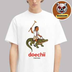 Doechii Cartoon Tee Live From The Swamp Tour 2025 The Doechii And Crocodile Artwork Unisex T-Shirt
