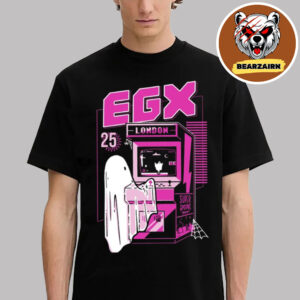 EGX London 2025 Exclusive Merch Tee At Royal Victoria Dock On London UK On October 24 To 26 2025 The Ghost Artwork Unisex T-Shirt