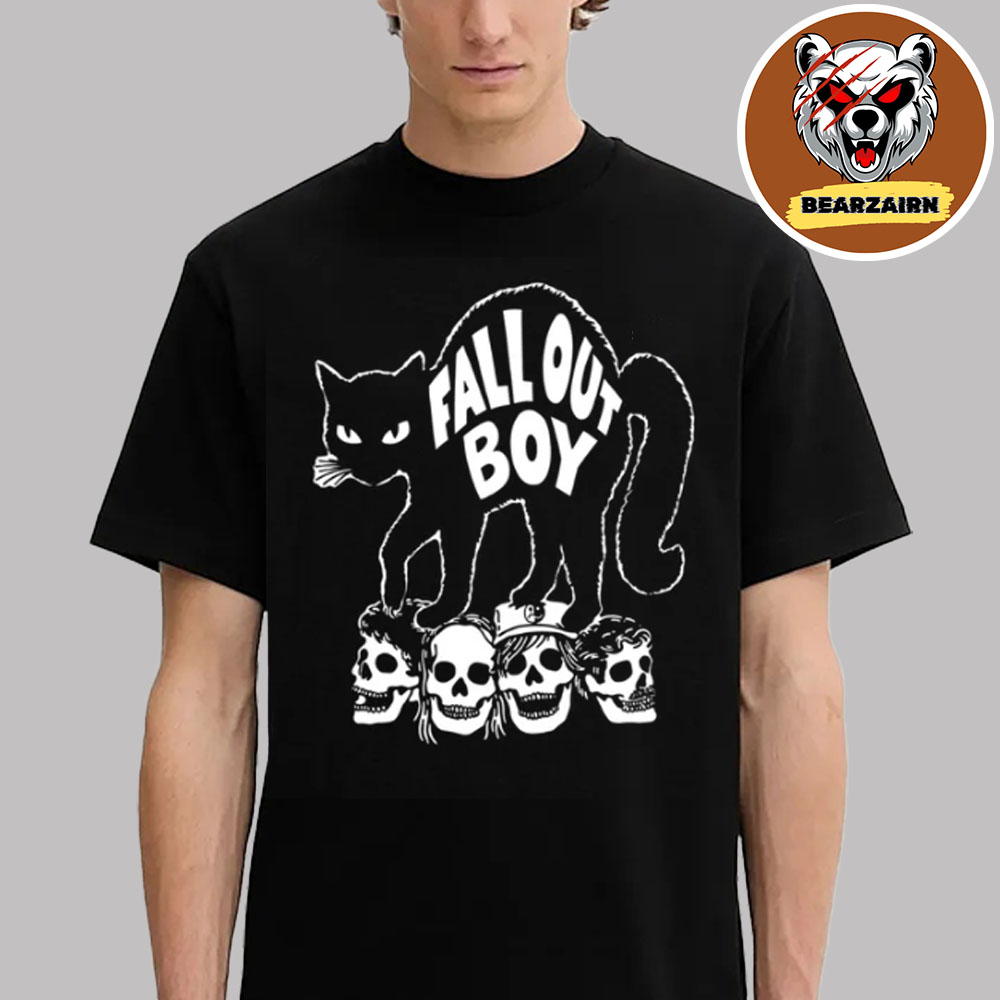 Fall Out Boy Merch Tee Black Cat Unisex T-Shirt Fall Out Boy Merch Tee Black Cat Unisex T-Shirt