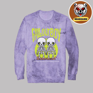 Fall Out Boy Merch Tee Twin Skeleton Unisex Crewneck Sweatshirt Fall Out Boy Merch Tee Twin Skeleton Unisex Crewneck Sweatshirt