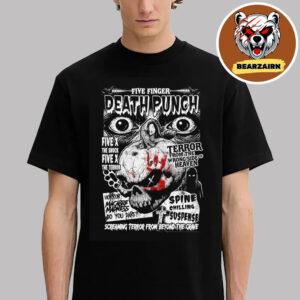 Five Finger Death Punch X The Terror Tee Screaming Terror From Beyond The Grave Unisex T-Shirt