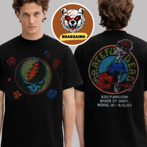 Grateful Dead Boise Dave’s Picks SZN 3 At BSU Pavilion Boise ST Univ In Boise ID On September 2 1983 Two Sided Unisex T-Shirt