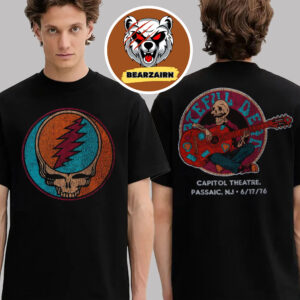 Grateful Dead Passaic Dave’s Picks SZN 3 At Capitol Theatre In Passaic NJ On June 17th 1976 Two Sided Unisex T-Shirt
