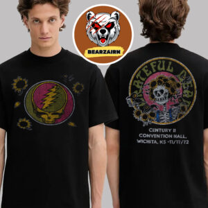 Grateful Dead Wichita Dave’s Picks SZN 3 At Century 2 Convention Hail Wichita KS On November 17th 1972 Two Sided Unisex T-Shirt