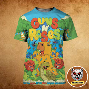 Guns N Roses Brazil Show Poster At Pedreira Paulo Leminski In Curitiba, Brazil On October 28th 2025 All Over Print Shirt Guns N Roses Brazil Show Poster At Pedreira Paulo Leminski In Curitiba, Brazil On October 28th 2025 All Over Print Shirt