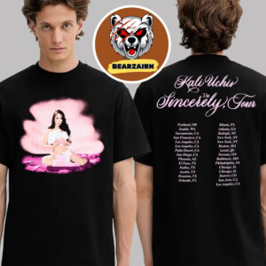 Kali Uchis Sincerely Tour 2025 Date Back Tee Photo And The Sincerely Tour Schedule Two Sided Unisex T-Shirt