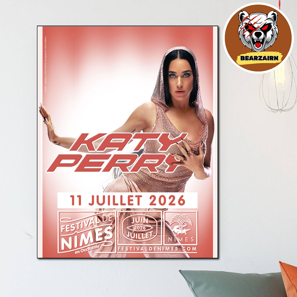 Katy Perry Festival Of Nimes 2026 At The Arena of Nîmes On July 11 2026 Home Decor Poster Canvas Katy Perry Festival Of Nimes 2026 At The Arena of Nîmes On July 11 2026 Home Decor Poster Canvas