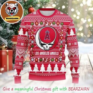Los Angeles Angels Grateful Dead MLB 2025 Christmas Ugly Sweater
