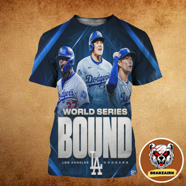 Los Angeles Dodgers Are Headed Back To The World Series MLB Postseason 2025 All Over Print Shirt