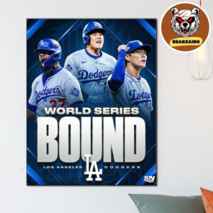 Los Angeles Dodger Are Headed Back To The World Series MLB Postseason 2025 Home Decor Poster Canvas
