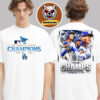 Los Angeles Dodger Are National League Champions World Series MLB Postseason 2025 Two Sided Unisex T-Shirt