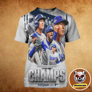 Los Angeles Dodgers Are National League Champions World Series MLB Postseason 2025 All Over Print Shirt
