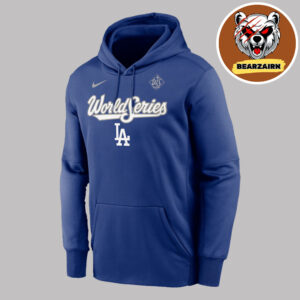 Los Angeles Dodgers Nike 2025 MLB World Series Collection Therma Fleece Unisex Hoodie