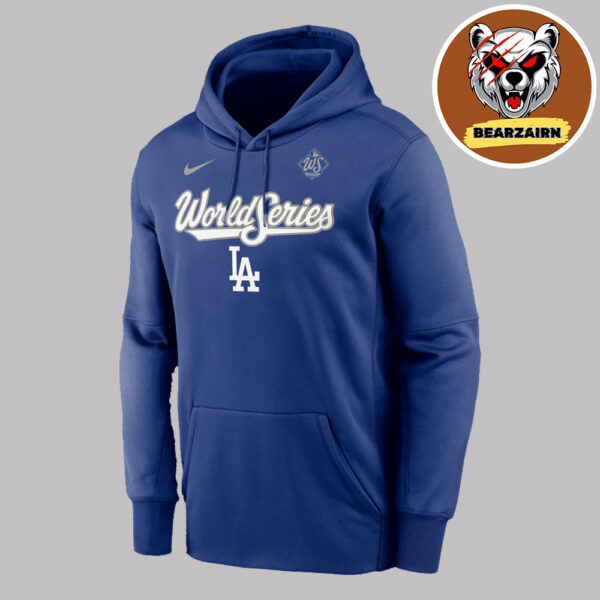 Los Angeles Dodgers Nike 2025 MLB World Series Collection Therma Fleece Unisex Hoodie