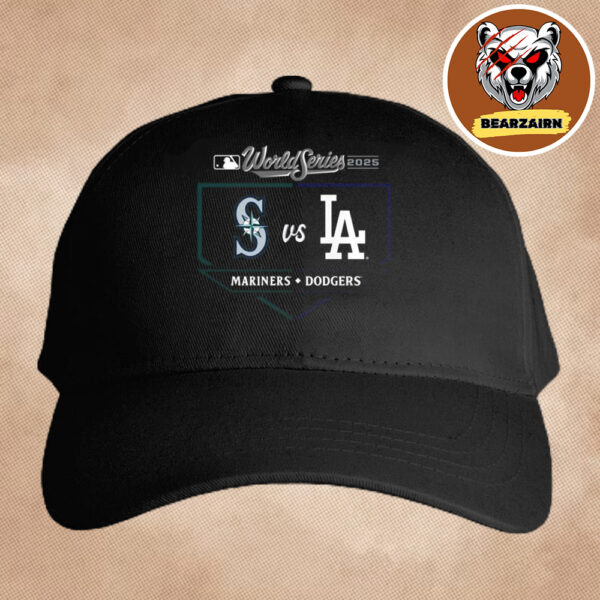 Los Angeles Dodgers Vs Seattle Mariners MLB World Series 2025 Matchup Classic Cap Hat Snapback