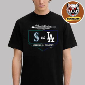 Los Angeles Dodgers Vs Seattle Mariners MLB World Series 2025 Matchup Unisex T-Shirt