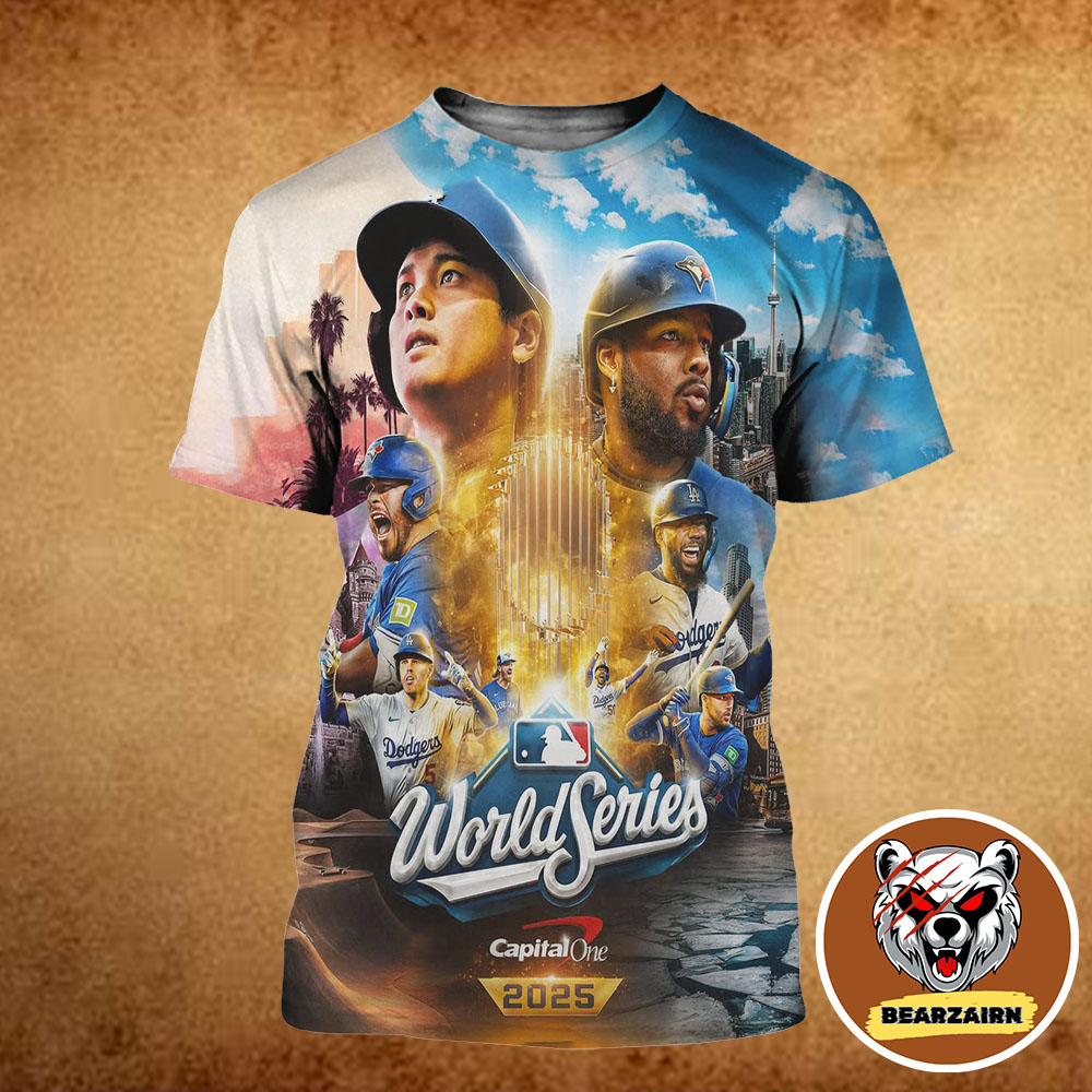 Los Angeles Dodgers Vs Toronto Blue Jays MLB World Serries 2025 All Over Print Shirt