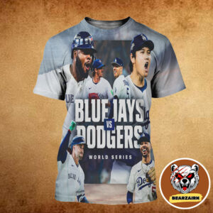 Los Angeles Dodgers Vs Toronto Blue Jays Matchup 2025 World Series MLB All Over Print Shirt