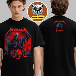 Metallica M72 Perth Australia 2025 Merchandise Tee At Optus Sradium On November 1st 2025 M72 World Tour Two Sided Unisex T-Shirt Metallica M72 Perth Australia 2025 Merchandise Tee At Optus Sradium On November 1st 2025 M72 World Tour Two Sided Unisex T-Shirt