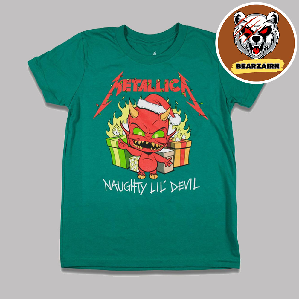 Metallica Merch Tee Naughty Lil' Devil Holiday 2025 Christmas Unisex T-Shirt
