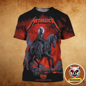 Metallica Perth Australia 2025 Exclusive Pop Up Poster At Optus Stadium In Australia On November 1st 2025 All Over Print Shirt