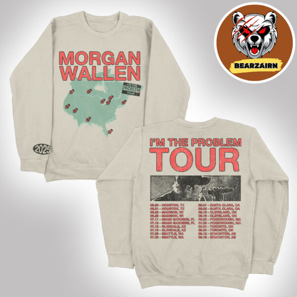 Morgan Wallen Merch I’m The Problem Tour North America 2025 Unisex Sweater