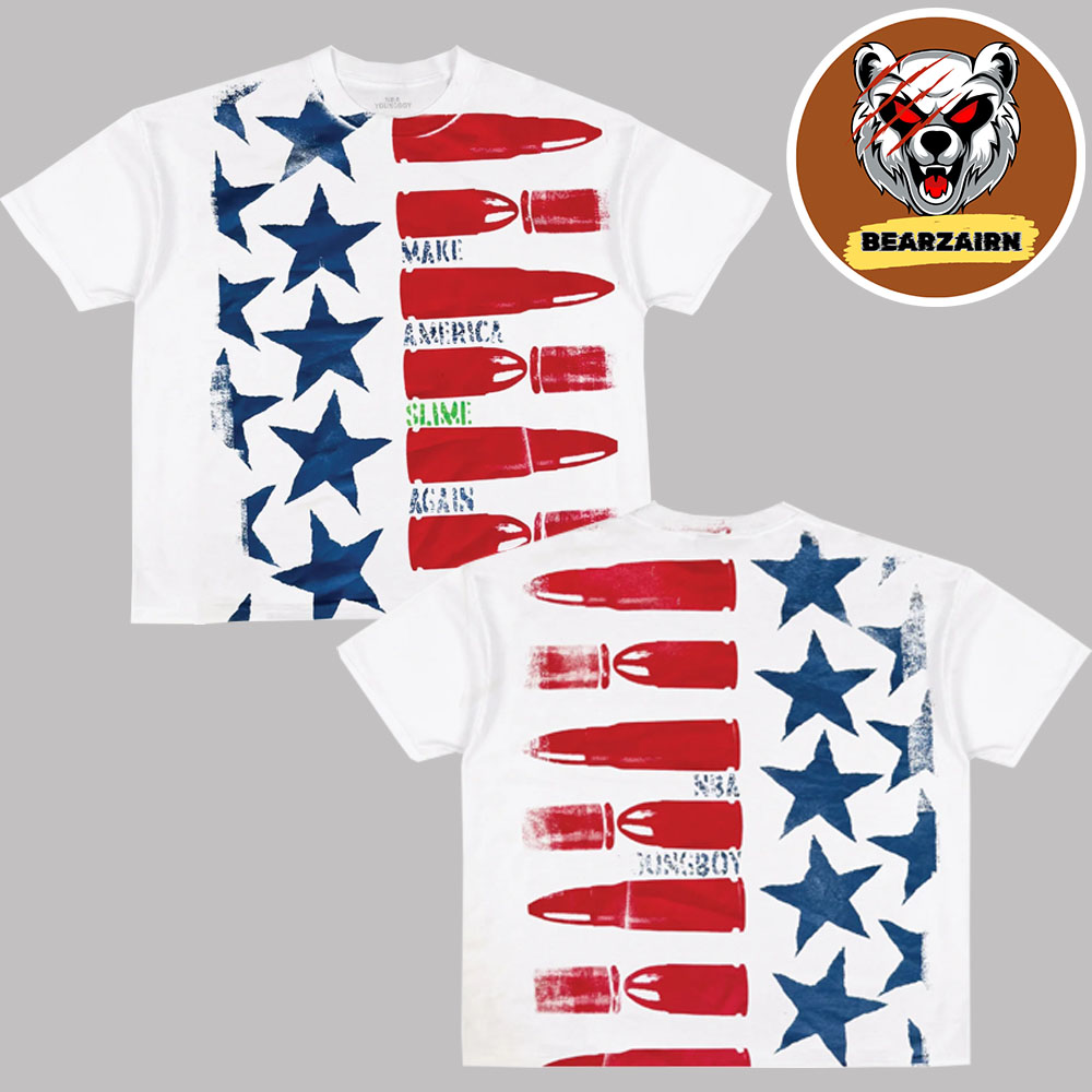 NBA Young Boy Merch Tee Combat Make America Slime Agian 2025 All Over Print Shirt
