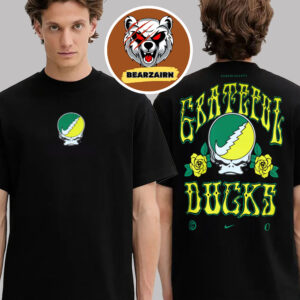Nike X Grateful Dead X Oregon Ducks Grateful Duck College Two Sided Unisex T-Shirt