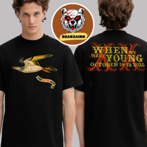 Panic At The Disco When We Were Young Festival 2025 At Las Vegas Festival Grounds On October 18th And 19th 2025 Merch Two Sided Unisex T-shirt