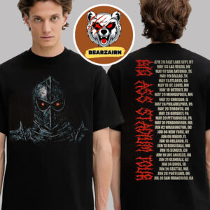 Post Malone Merch Tee Knight Big Ass Stadium Tour 2025 Schedule Two Sided Unisex T-Shirt
