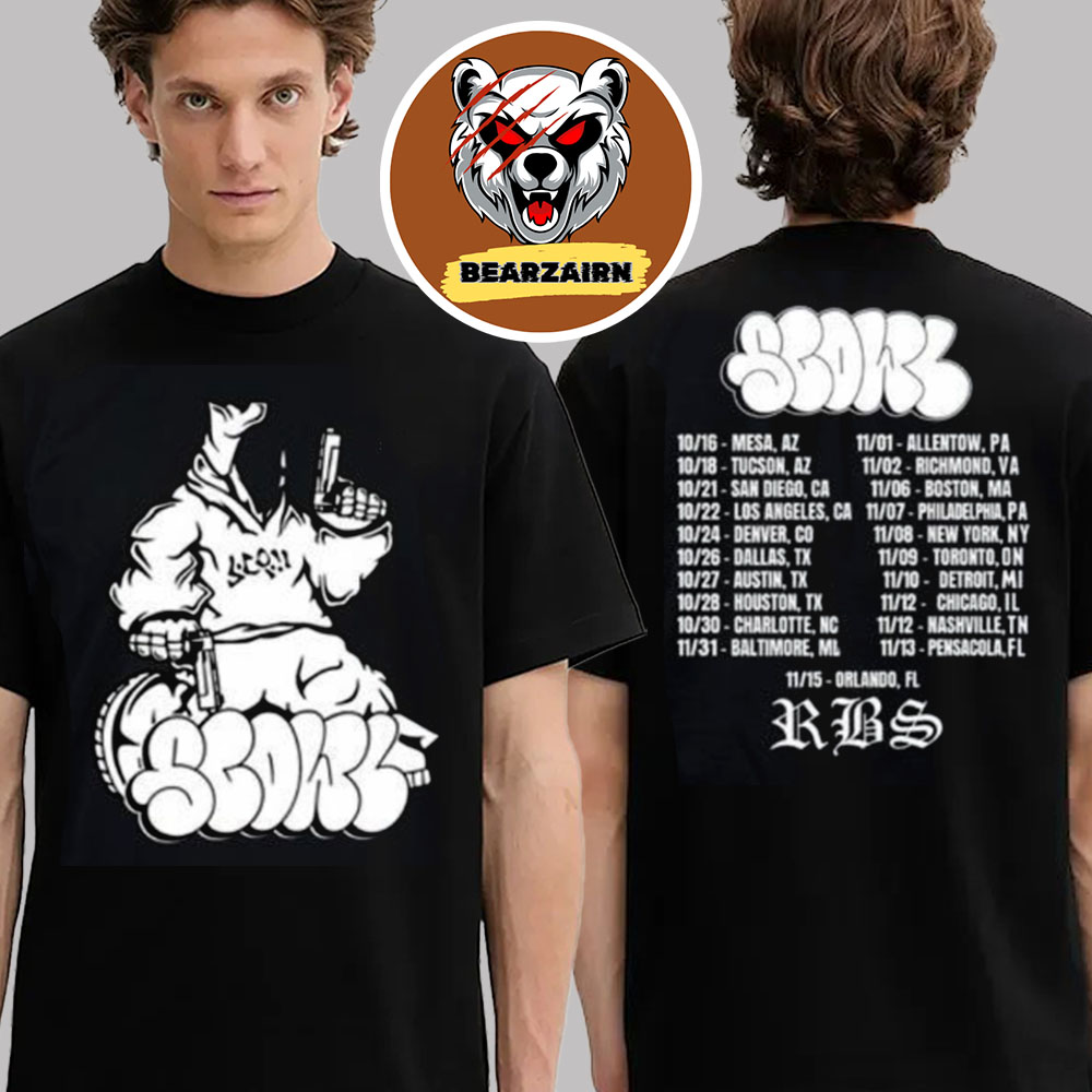 Scowl Spread Tour 2025 Schedule Dates List Two Sided Unisex T-Shirt Scowl Spread Tour 2025 Schedule Dates List Two Sided Unisex T-Shirt