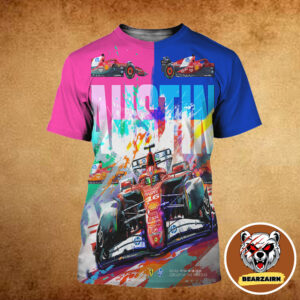 Scuderia Ferrari SF-25 Formula 1 US Grand Prix 2025 Circuit Of The Americas Austin Texas On October 17-19 2025 All Over Print Shirt