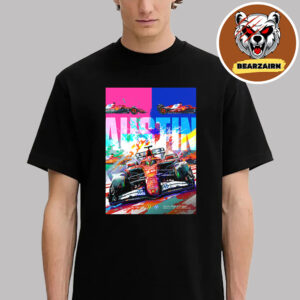 Scuderia Ferrari SF-25 Formula 1 US Grand Prix 2025 Circuit Of The Americas Austin Texas On October 17-19 2025 Unisex T-Shirt