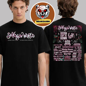Sick New World 2026 Event Poster Line Up At Las Vegas Festival In Grounds NV On April 25 2026 Two Sided Unisex T-Shirt