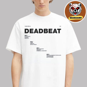 Tame Impala Merch Tee Deadbeat Tracklist Unisex T-Shirt