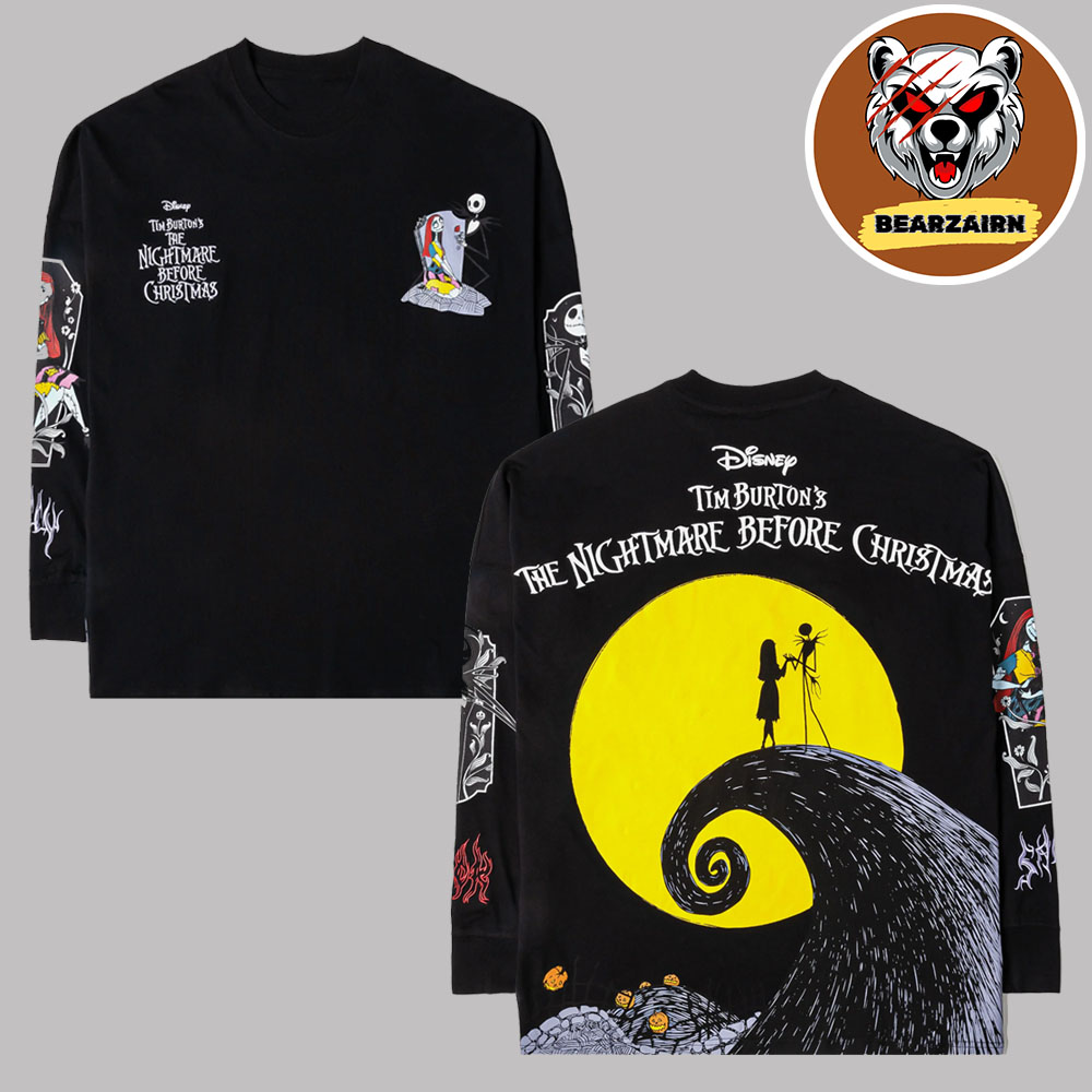 The Nightmare Before Christmas X Shoe Palace Tim Burton's The Nightmare Before Christmas Disney Unisex Long Sleeve Shirt The Nightmare Before Christmas X Shoe Palace Tim Burton's The Nightmare Before Christmas Disney Unisex Long Sleeve Shirt
