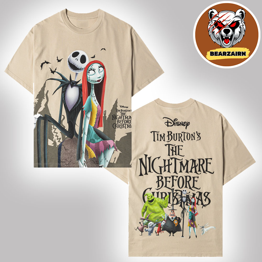 The Nightmare Before Christmas X Shoe Palace Tim Burton's The Nightmare Before Christmas Disney Unisex T-Shirt The Nightmare Before Christmas X Shoe Palace Tim Burton's The Nightmare Before Christmas Disney Unisex T-Shirt