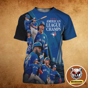 Toronto Blue Jays Are 2025 American League Champions 2025 MLB All Over Print Shirt