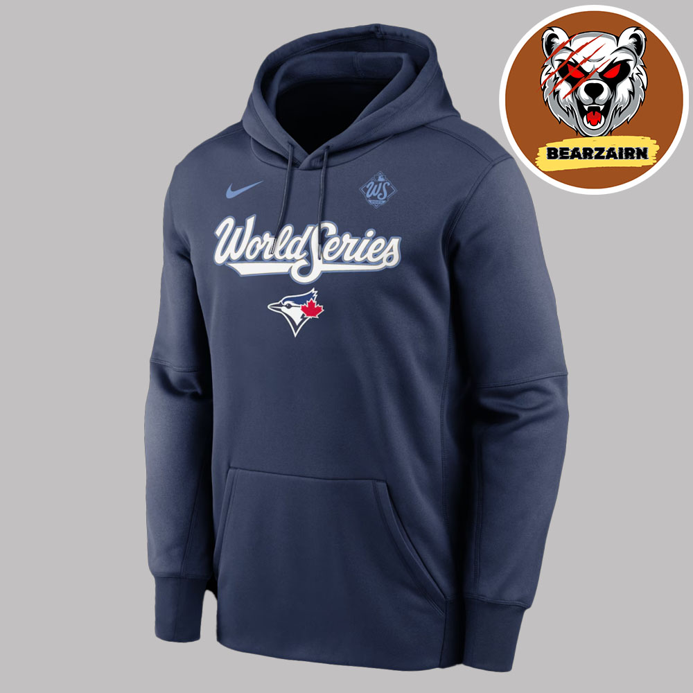 Toronto Blue Jays Nike 2025 World Series Collection Therma Fleece Unisex Hoodie