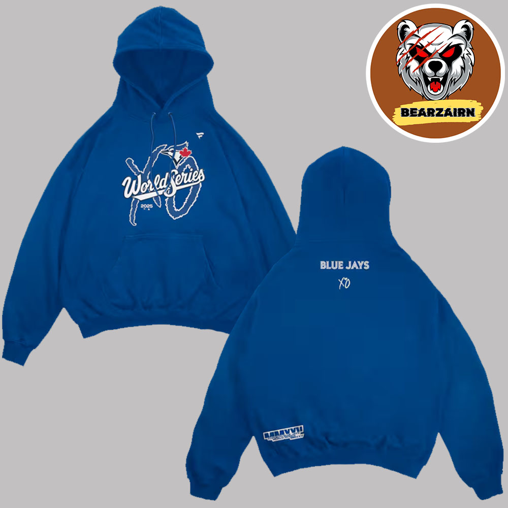 Toronto Blue Jays X The Weeknd MLB 2025 World Series Legacy Fleece Unisex Hoodie Toronto Blue Jays X The Weeknd MLB 2025 World Series Legacy Fleece Unisex Hoodie