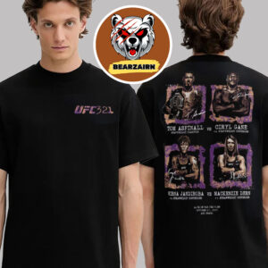 UFC 321 Matchup In Abu Dhabi On October 25 2025 Two Sided Unisex T-Shirt
