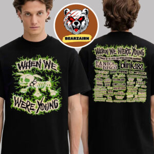 When We Were Young Festival 2025 Merch Tee Lineup At Las Vegas Festival Grounds On October 18th And 19th 2025 Two Sided Unisex T-shirt