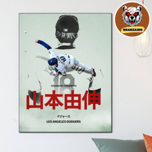 Yoshinobu Yamamoto Los Angeles Dodgers 2025 NLCS MLB Complete Game Home Decor Poster Canvas