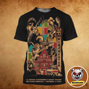 49 Winchester Event Poster Night 2 At Ryman Auditorium In Nashville Tennessee On November 15 2025 All Over Print Shirt