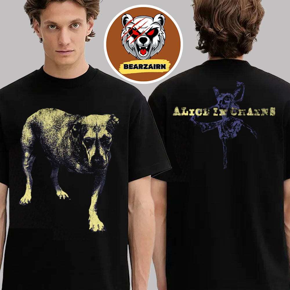 Alice In Chains 30th Anniversary Merch Tripod Two Sided Unisex T-Shirt Alice In Chains 30th Anniversary Merch Tripod Two Sided Unisex T-Shirt